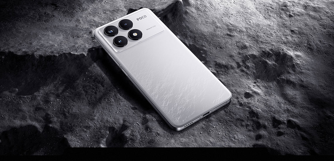 Telefon mobil POCO F6 Pro, 5G, 12GB RAM, 512 ROM, White, Dual Sim, Camera tripla: 50 MP, procesor Snapdragon 8 Gen 2