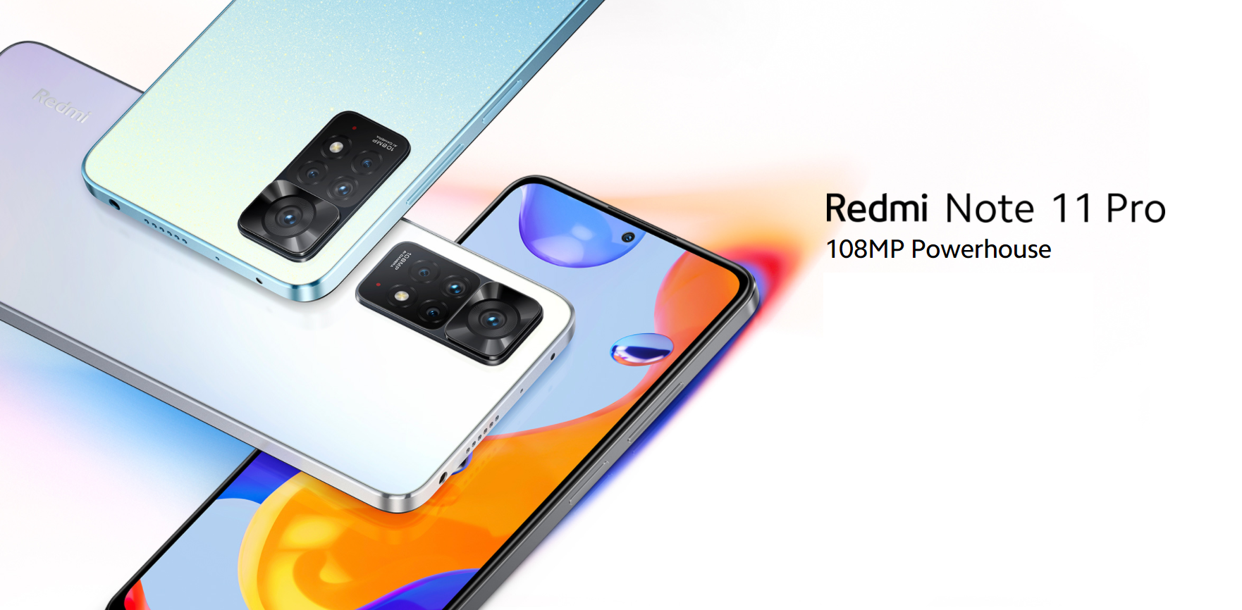 Telefon mobil Redmi Note 11 Pro, 4G, 8GB RAM, 128GB ROM, Star Blue, Dual Sim, Camera Quad 108 MP, procesor Mediatek Helio G96