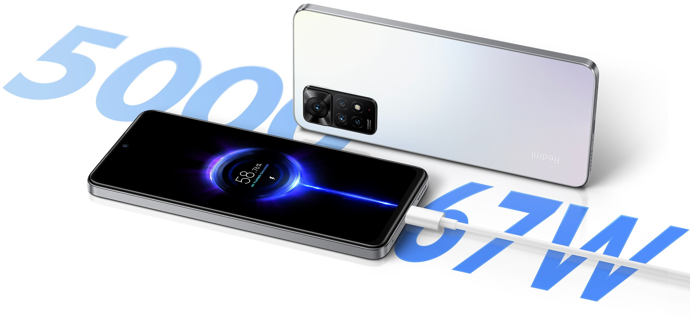 Telefon mobil Redmi Note 11 Pro, 4G, 8GB RAM, 128GB ROM, Star Blue, Dual Sim, Camera Quad 108 MP, procesor Mediatek Helio G96