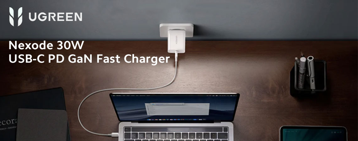Bucura-te de incarcare rapida si sigura cu UGREEN 30W USB-C Charger, echipat cu Power Delivery 3.0 si Quick Charge 4.0 pentru o compatibilitate extinsa.