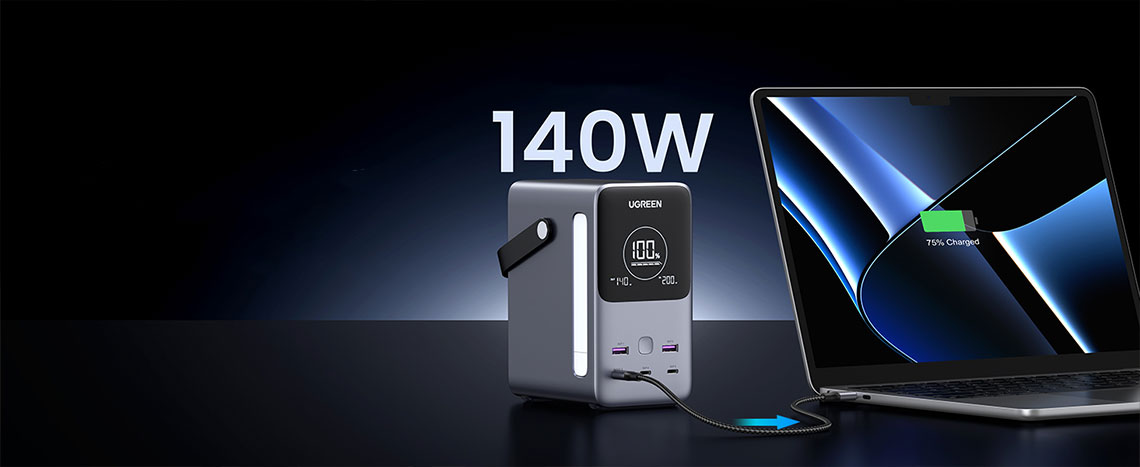 Incarcare rapida de 140W pe portul PD3.1