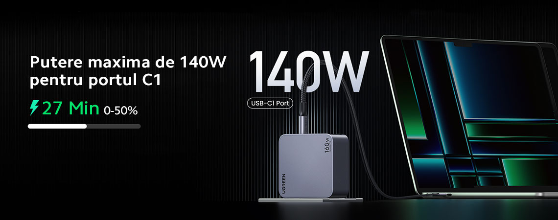 UGREEN Nexode 160W 4-Port GaN Fast Charger EU