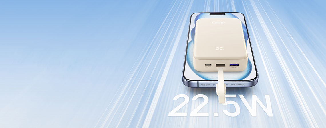 Poate alimenta  smartphone-uri, casti wireless, bratari inteligente si multe altele, oferindu-ti energie atunci cand ai cea mai mare nevoie.