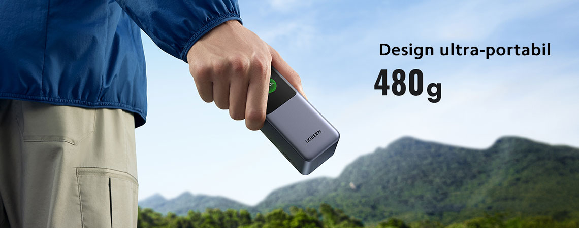Baterie externa UGREEN 20000mAh 130W Fast Charging Power Bank PB721