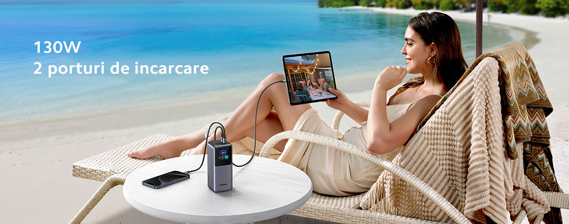 Baterie externa UGREEN 20000mAh 130W
