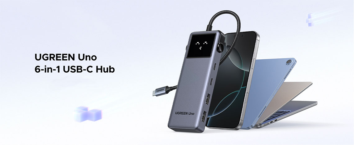 Adaptor multifunctional UGREEN 6-in-1 USB-C Hub CM888