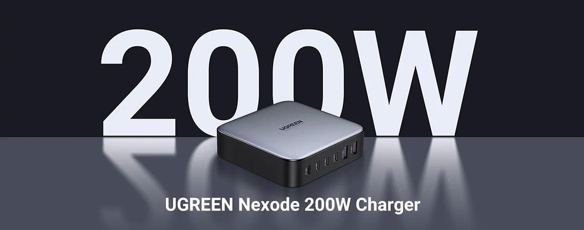 Incarcator rapid UGREEN GaN 200W Desktop Charger