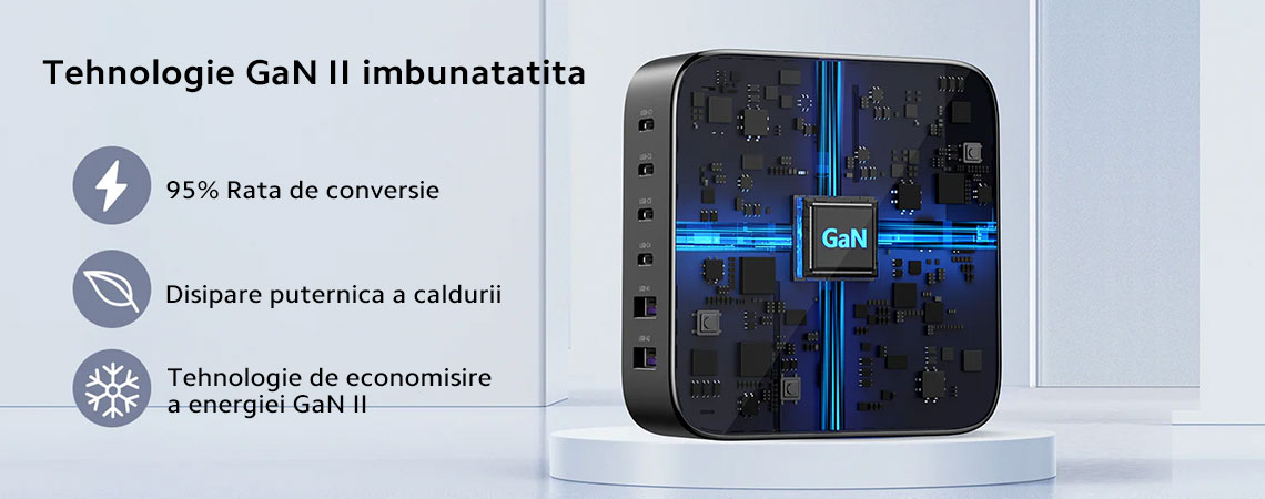 UGREEN GaN 200W Desktop Charger