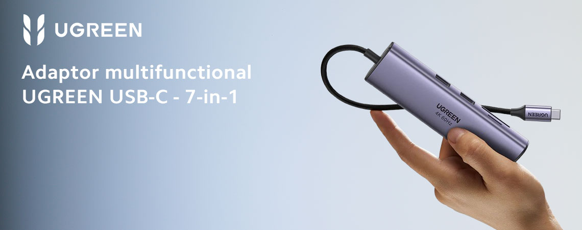 Adaptorul multifunctional 7-in-1 UGREEN USB-C