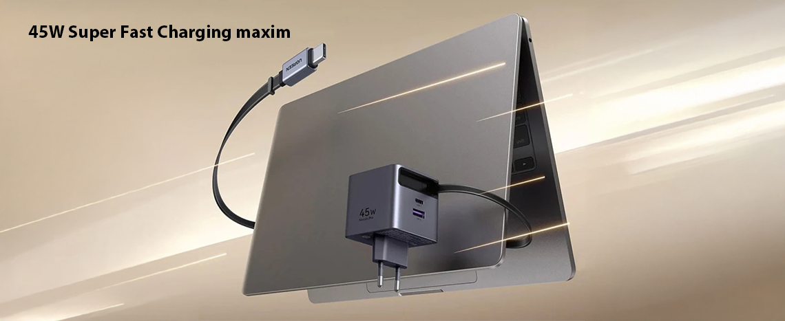 Incarcator rapid UGREEN 45W GaN Fast Charger X614