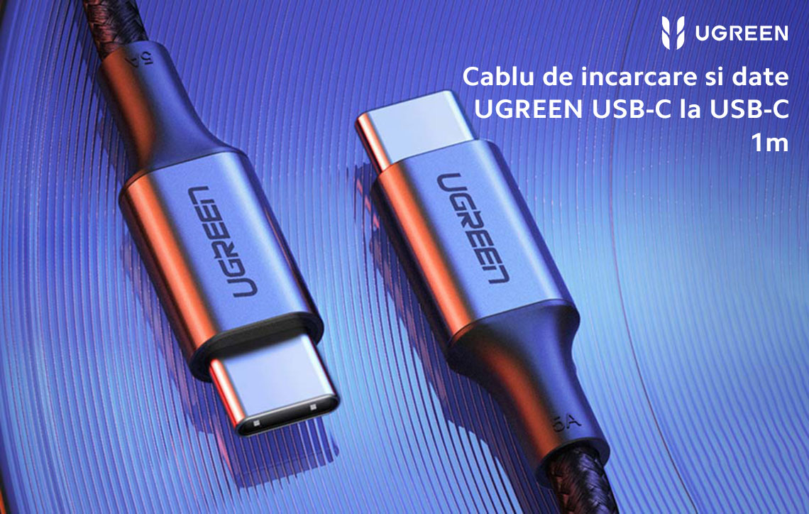 Compatibil cu o gama larga de dispozitive USB-C, acest cablu este solutia ideala pentru cei care cauta incarcare rapida, siguranta si eficienta in transferul de date.
