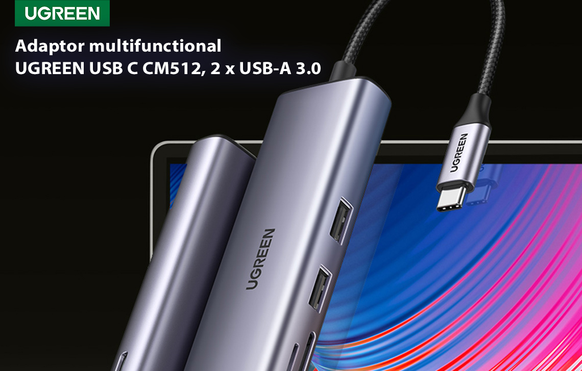 Adaptor multifunctional UGREEN USB C CM512