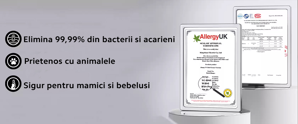 Certificat de Allergy UK Foundation