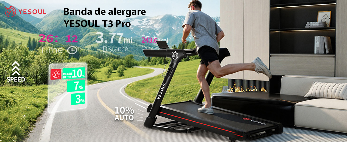 Banda de alergare YESOUL T3Pro Treadmill