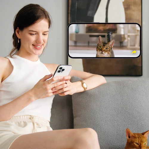 Dozator automat mancare animale de companie cu camera PETKIT YUMSHARE Dual Hopper Smart Feeder with Camera