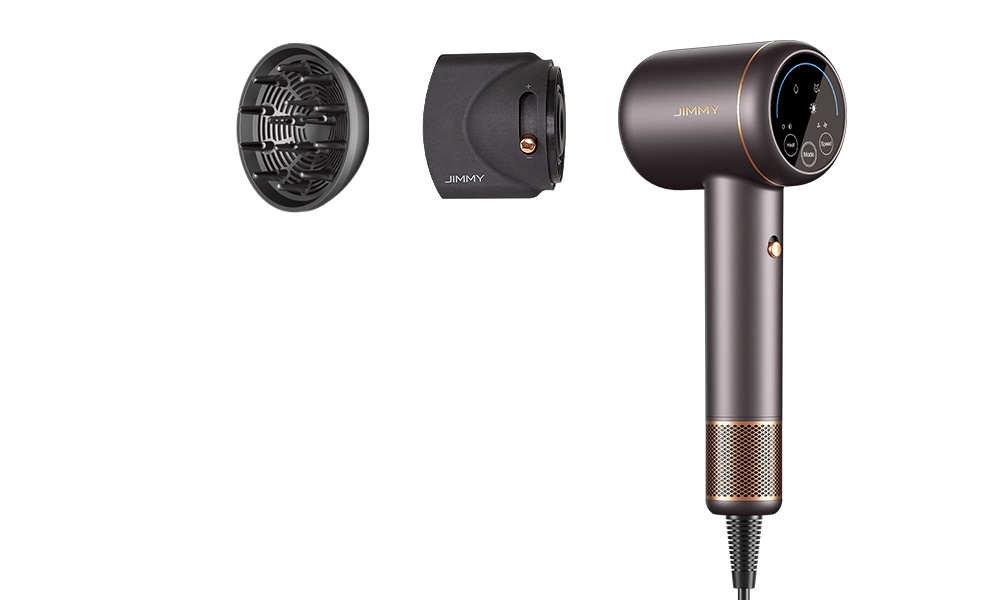 Uscator de par JIMMY Nano Ultrasonic Hair Dryer F8 (Purple Mauve), 110000rpm, 18l/s, display smart